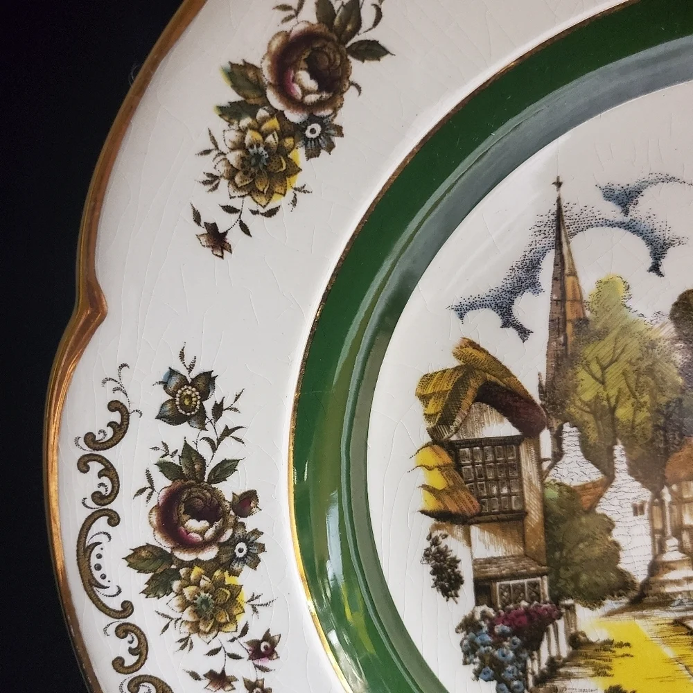 Ascot Service Plate by Wood and Sons England Alpine White Ironstone Large - Picture 7 of 16